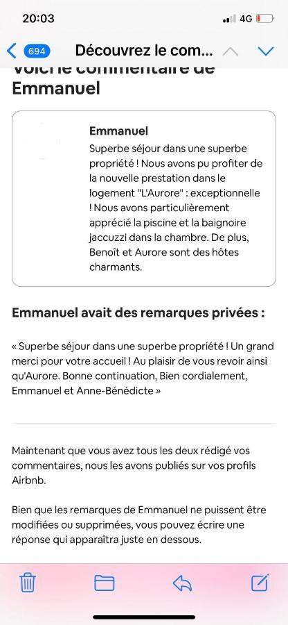 L'Aurore Suite De Charme, Clim Jacuzzi, Sauna, Piscine Chauffee Cuisine... Carpentras Eksteriør billede