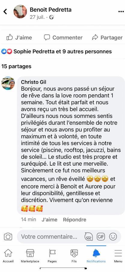 L'Aurore Suite De Charme, Clim Jacuzzi, Sauna, Piscine Chauffee Cuisine... Carpentras Eksteriør billede
